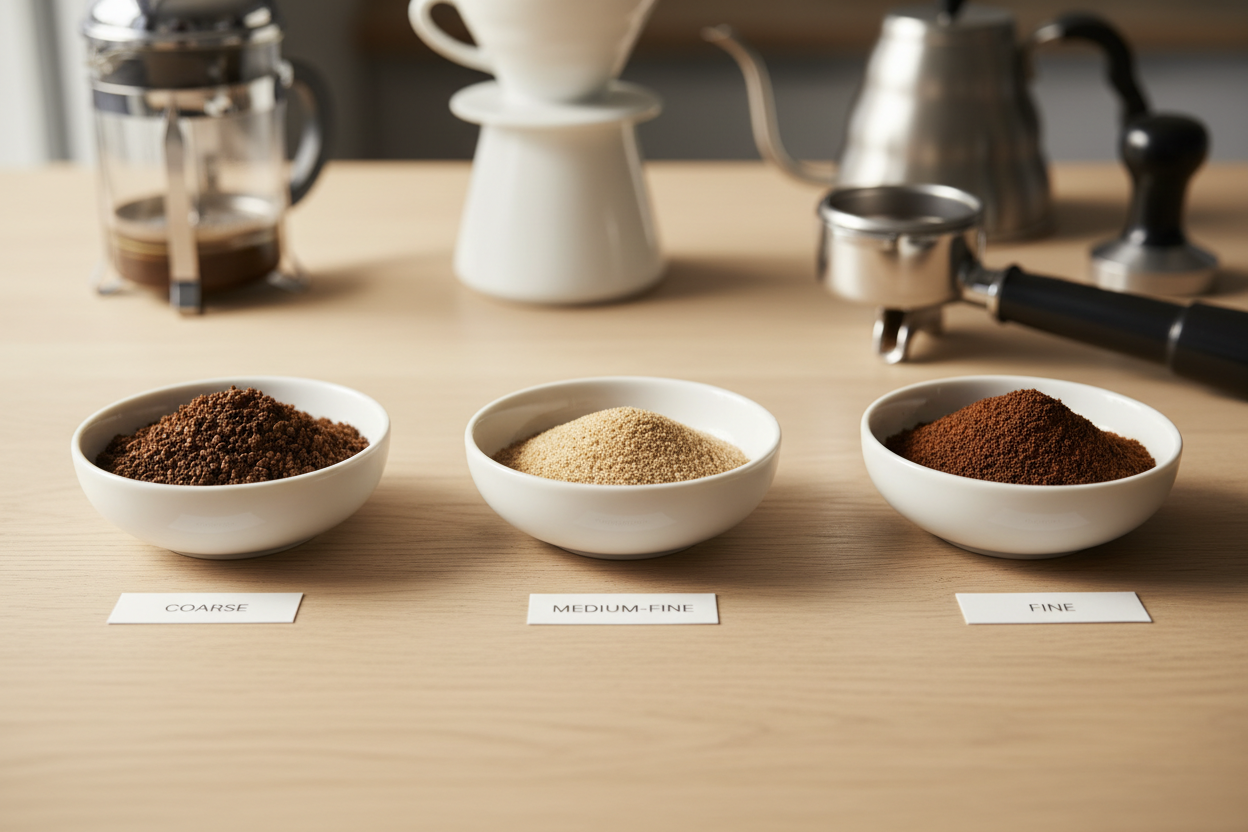 How to Choose the Right Grind Size for Brewing Coffee: A Guide for Every Method