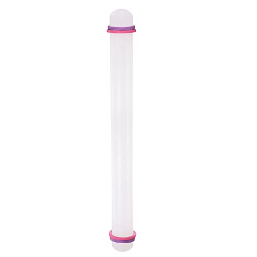 Fondant Rolling Pin 20 Inch x 1.38 Inch Adjustable Guide Rings Non