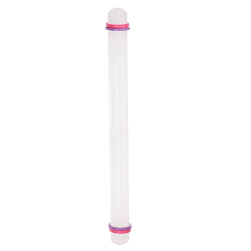 Fondant Rolling Pin 20 Inch x 0.98 Inch Adjustable Guide Rings Non