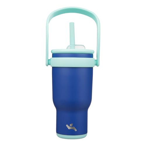 30 oz Tumbler with Handle and Straw