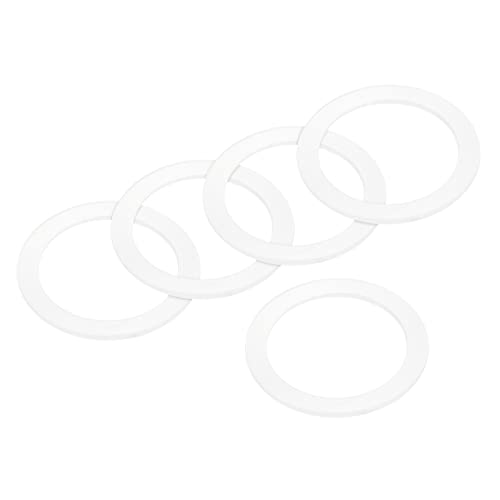 Gasket Seal Coffee Maker White Silicone Ring Replacement 38x50x2.2mm for 1