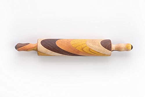 Amish Handmade Multi Wood Rolling Pin