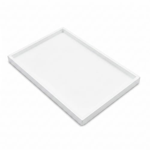Natural Bamboo Serving Tray Platter 17.75 x 11.8 Rectangular
