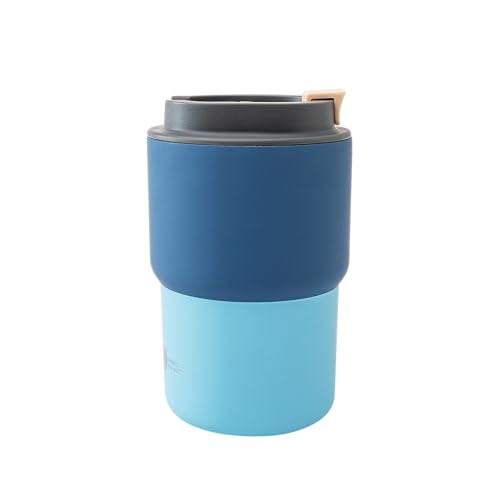 Ultimate Stainless Steel Ceramic Inner Coating Coffee Mug with Double Walled Copper Lining Insulation (12 Count)