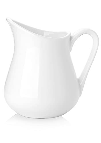 12 Oz Ceramic Creamer with Handle