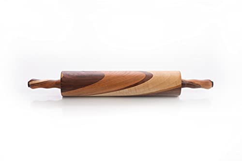 Amish Handmade Multi Wood Rolling Pin