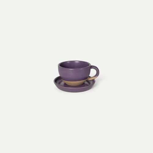Mora Ceramic Latte Art Mug With Saucer (22 Count)