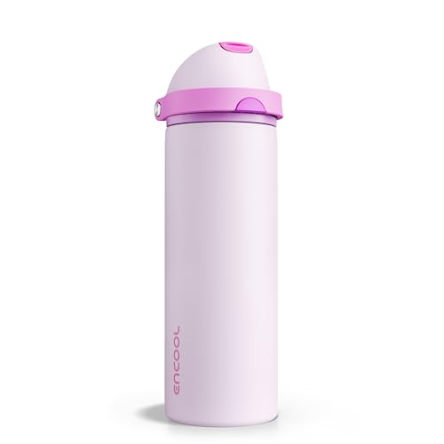 Insulated Water Bottle with Straw