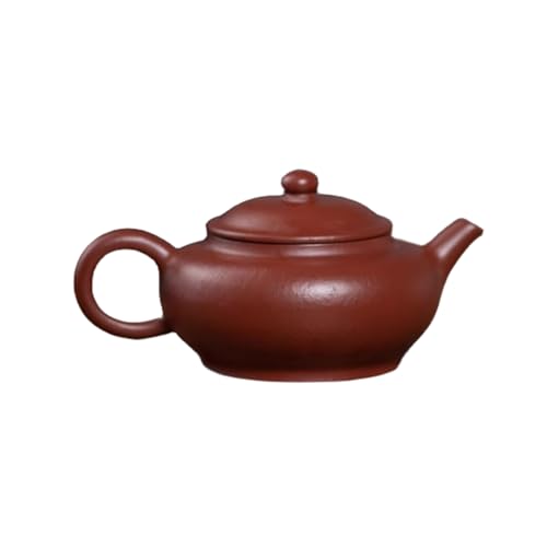 120cc chinese Yixing Handmade Zisha Da Hong Pao Clay teapot ""Bian Pan"" Gongfu Tea Pot teaworldsupply