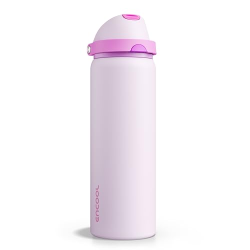 Insulated Water Bottle with Straw