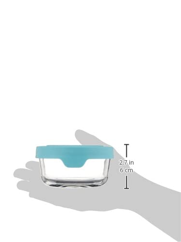 2 Cup Glass Storage Containers with Lids (6 Count)