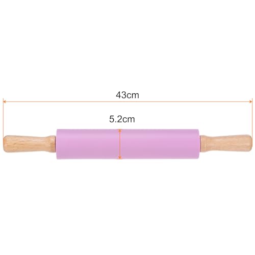 Silicone Rolling Pins for Baking 16.93 Inch Non