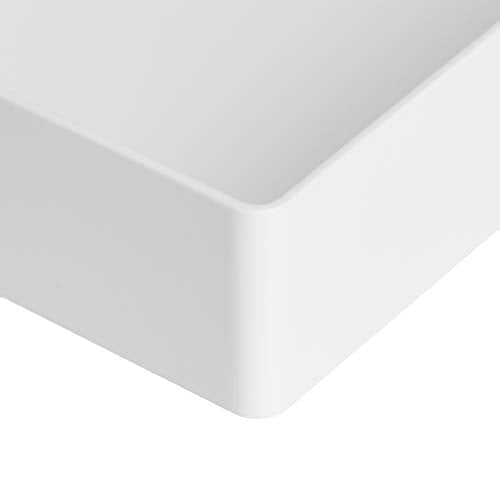 Rectangular Plastic Desk Organizer Bundle (2 Count)