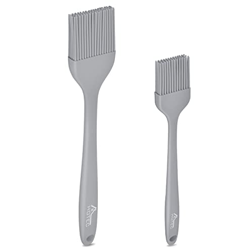Basting Brushes Silicone Heat Resistant Pastry Brushes Spread Oil Butter Sauce Marinades for BBQ Grill Barbecue Baking Kitchen Cooking BPA Free Dishwasher Safe