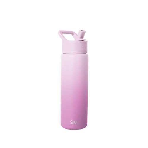 Insulated Water Bottle with Straw