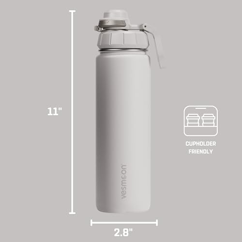 Vessence 24 Oz Stainless Steel Tea Infuser Bottle for Loose Leaf Tea