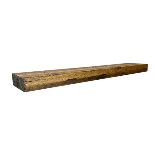 Reclaimed Wood Fireplace Mantel Shelf