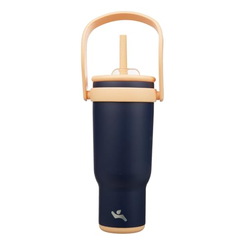 40 oz Tumbler with Handle and Straw