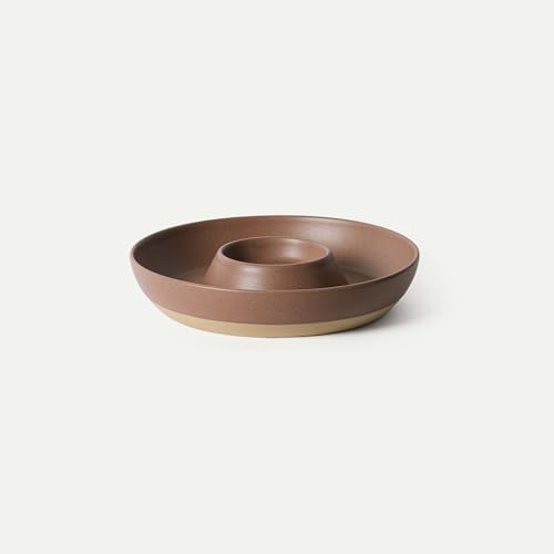 Ceramic Chips and Dip Serving Tray