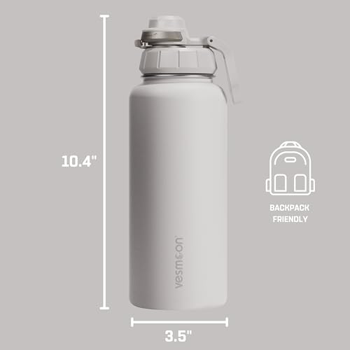 Vessence 32 Oz Stainless Steel Tea Infuser Bottle for Loose Leaf Tea