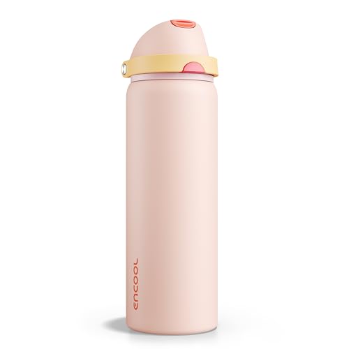 Insulated Water Bottle with Straw