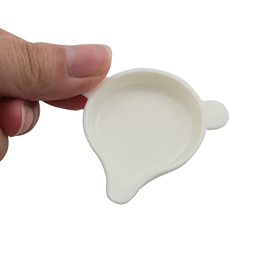 Weighing Powder Pans Scale Pan Narrow Spout Plastic Weighing Dishes Diamond Electronic Balance Scale Jewelry Tool Can Weigh Liquid