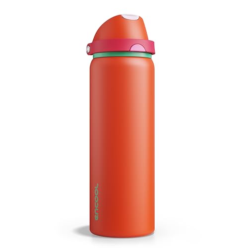 Insulated Water Bottle with Straw