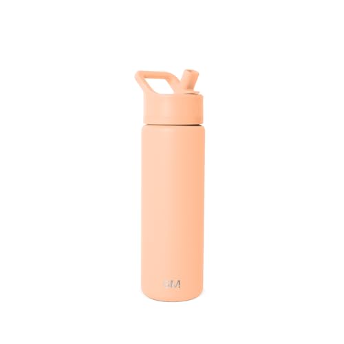 Insulated Water Bottle with Straw