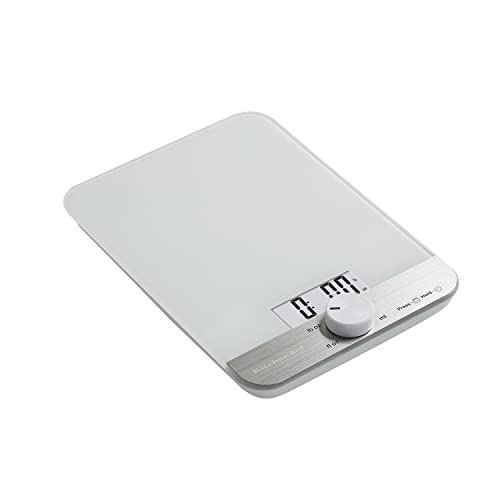 KQ908 Glass Surface 11 Pound Capacity Digital Kitchen and Food Scale