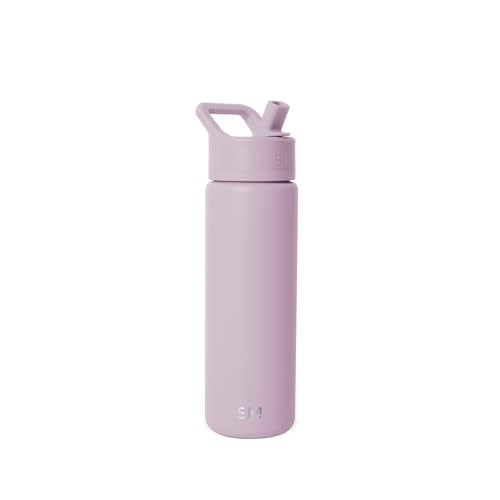 Insulated Water Bottle with Straw