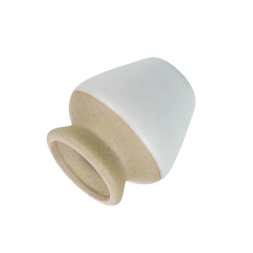 Ceramic Chasen Stand 65mm Matcha Whisk Holder Gray White