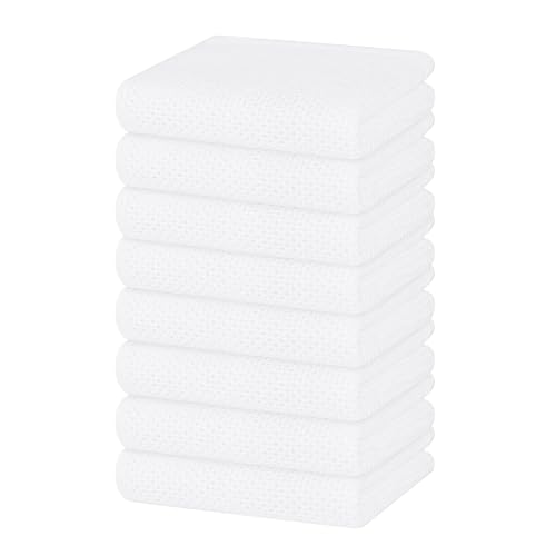 100% Cotton Waffle Weave Kitchen Dish Towels 8 (8 Count)
