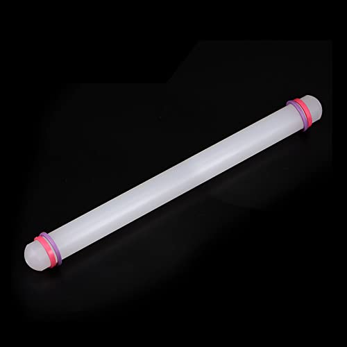 Fondant Rolling Pin 18 Inch x 0.98 Inch Adjustable Guide Rings Non