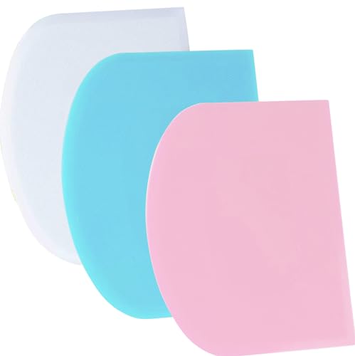 Dough Scraper Bench Scraper (3 Count)