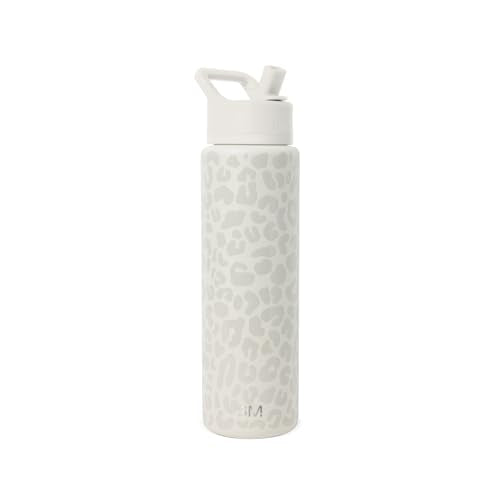 Insulated Water Bottle with Straw