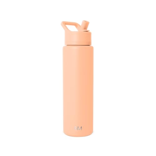 Insulated Water Bottle with Straw
