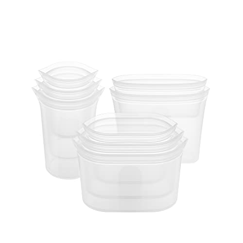 Reusable Food Storage Containers Full Set of 8 Frost (8 Count)