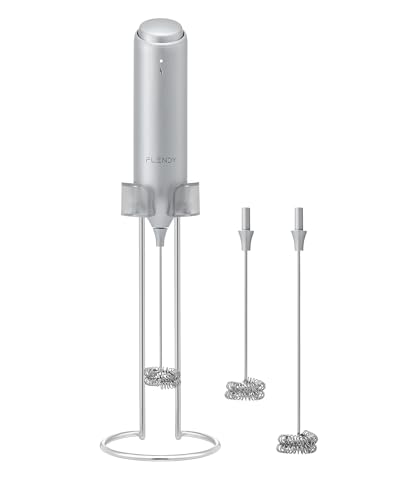 Rechargeable Milk Frother Handheld with Charging Stand