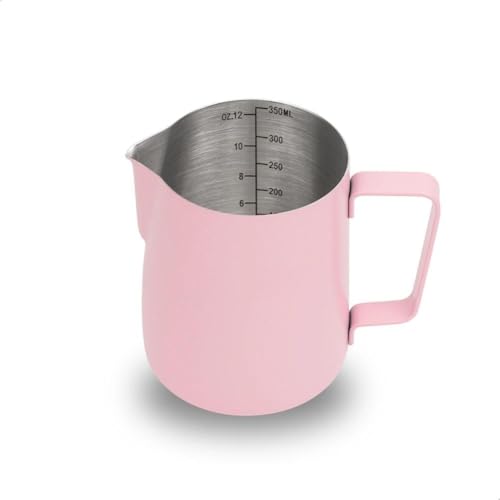 12oz Milk Frothing Pitcher Stainless Steel Espresso Steaming Jug