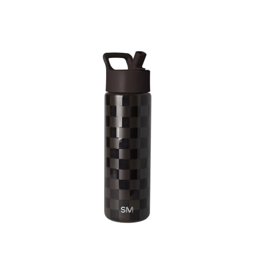 Insulated Water Bottle with Straw