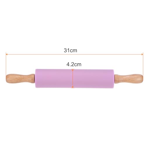 Silicone Rolling Pins for Baking 12.2 Inch Non