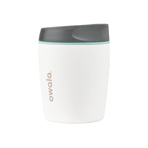 SmoothSip Insulated Travel Coffee Cup 10 oz Cloudscape