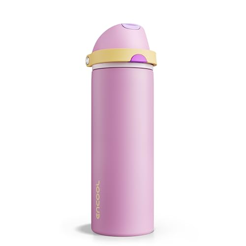 Insulated Water Bottle with Straw