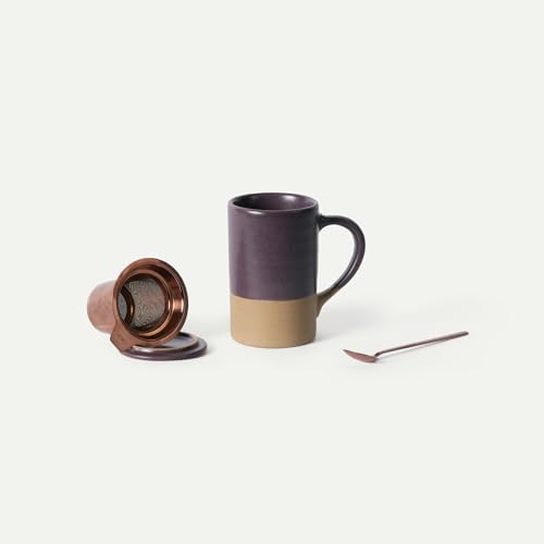 Ceramics Tea Cup with Loose Leaf Infuser