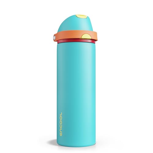 Insulated Water Bottle with Straw
