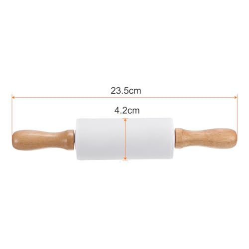 Silicone Rolling Pins for Baking 9.25 Inch Non