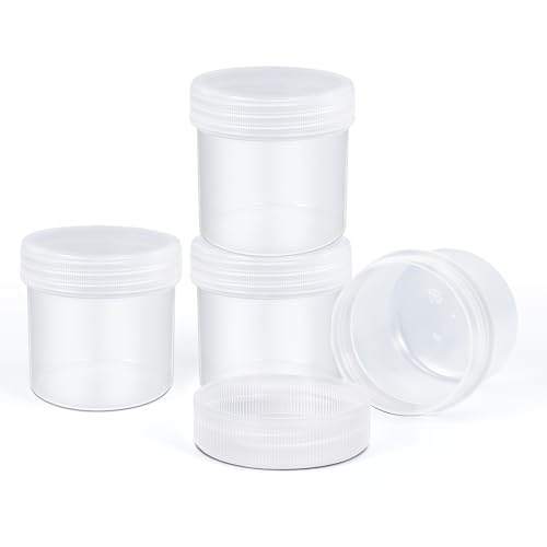 TSA Approved Wide Mouth Travel Size Containers (4 Count)