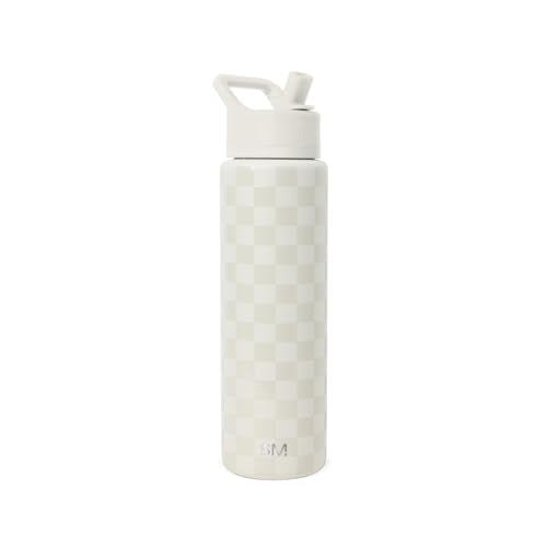 Insulated Water Bottle with Straw