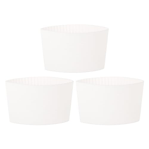 3Pcs Coffee Cup Sleeve Silicone Non (4 Count)