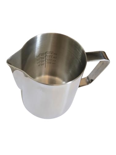 20 Oz Etched Milk Frothing Pitcher Latte Art Espresso Stainless